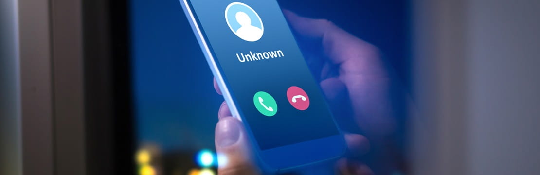 Unknown number calling in the middle of the night.